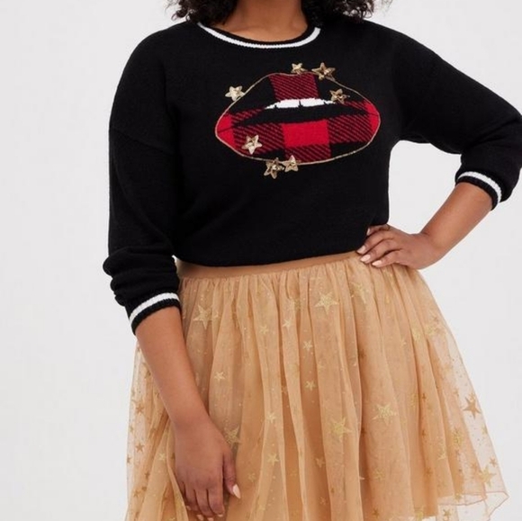 Torrid Pullover Crew Neck Sweater - Picture 1 of 8